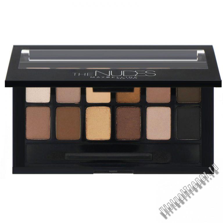 Maybelline, Палетка теней The Nudes, 9,6 г