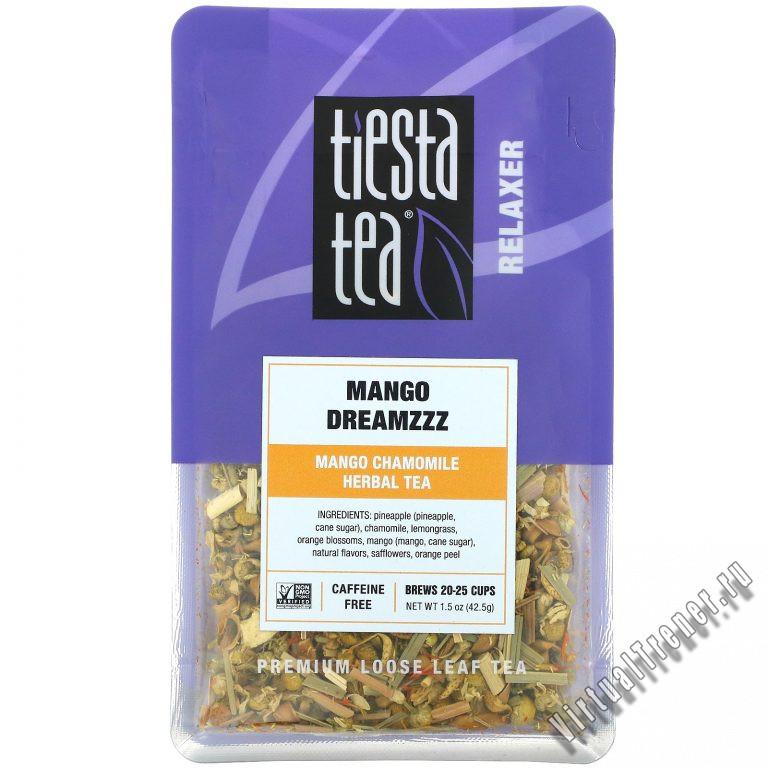 Tiesta Tea Company, Premium Loose Leaf Tea, Mango Dreamzzz, Caffeine Free, 1.5 oz (42.5 g)