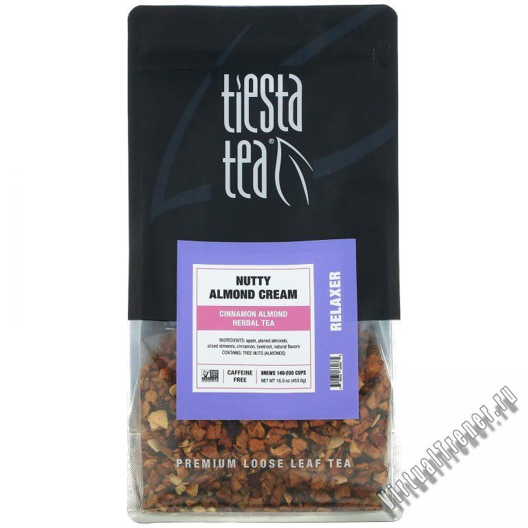 Tiesta Tea Company, Premium Loose Leaf Tea, Nutty Almond Cream, Caffeine Free, 16.0 oz (453.6 g)