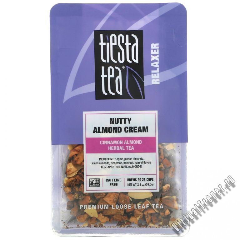 Tiesta Tea Company, Premium Loose Leaf Tea, Nutty Almond Cream, Caffeine Free, 2.1 oz (59.5 g)