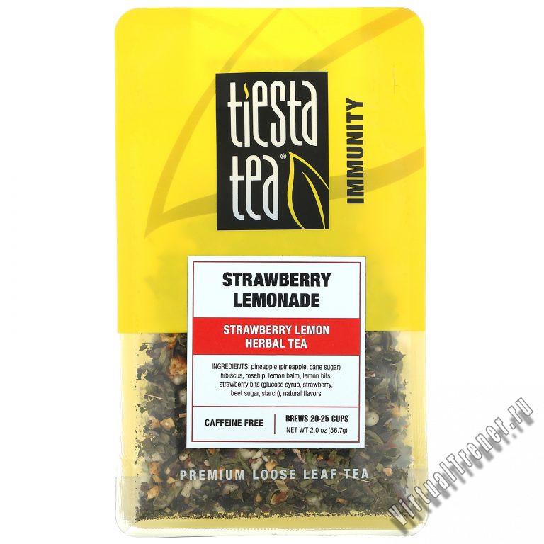 Tiesta Tea Company, Premium Loose Leaf Tea, Strawberry Lemonade, Caffeine Free, 2.0 oz (56.7 g)