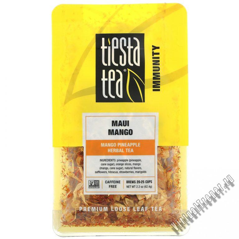 Tiesta Tea Company, Premium Loose Leaf Tea, Maui Mango, Caffeine Free, 2.2 oz (62.4 g)