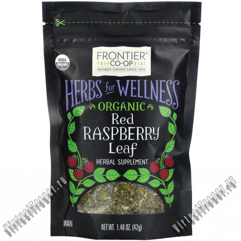 Frontier Natural Products, Organic Red Raspberry Leaf, 1.48 oz (42 g)