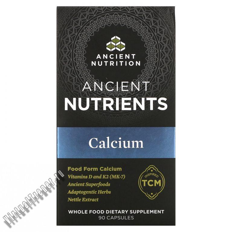 Dr. Axe / Ancient Nutrition, Calcium, 90 Capsules