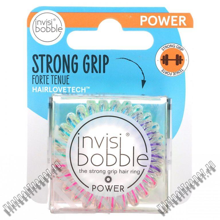 Invisibobble, Power, Strong Grip Hair Ring, Magic Rainbow, 3 Pack