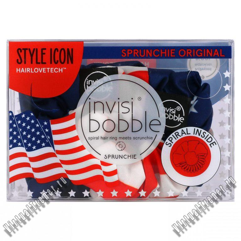 Invisibobble, Sprunchie Original, American Flag, 2 Pack