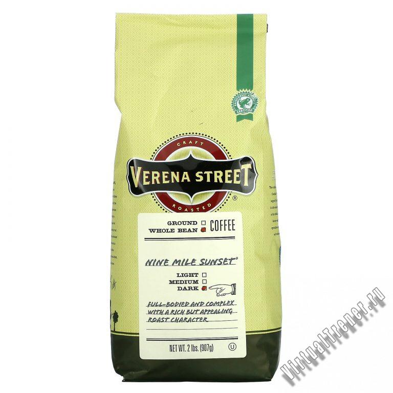 Verena Street, Nine Mile Sunset, Whole Bean, Dark Roast, 2 lbs (907 g)