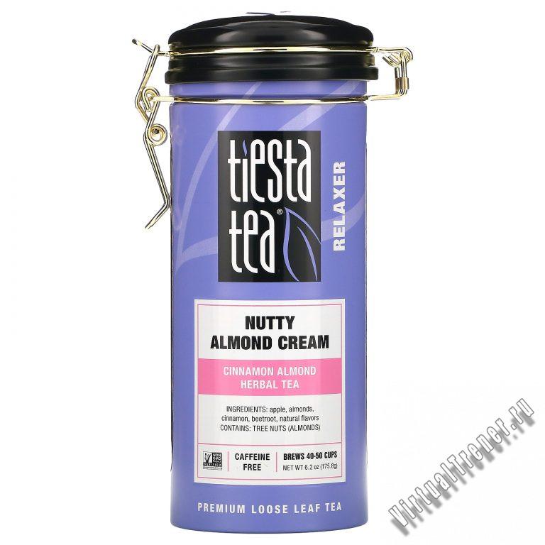 Tiesta Tea Company, Premium Loose Leaf Tea, Nutty Almond Cream, Caffeine Free, 6.2 oz (175.8 g)