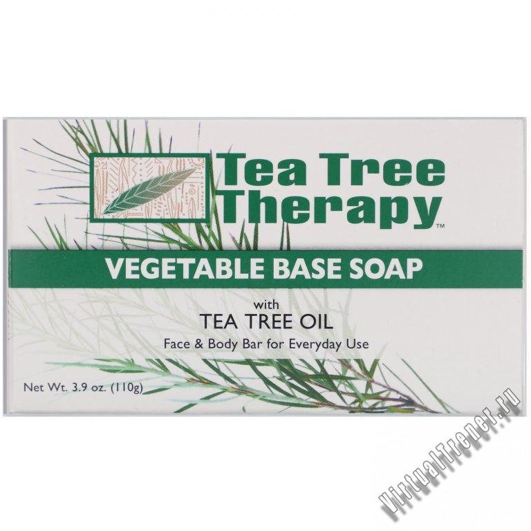 Отзывы о Tea Tree Therapy, Мыло на растительной основе, с маслом чайного дерева, брусок 110 г (3,9 унции)