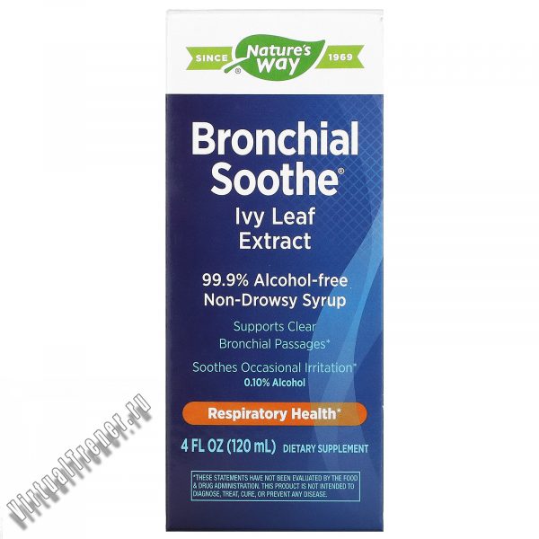 Отзывы о Nature's Way, Bronchial Soothe, экстракт листьев плюща, 120 мл (4 жидк. Унции)